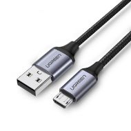 Εικόνα της Καλώδιο Φόρτισης UGREEN US290 60146 USB σε Micro USB 1m Γκρι