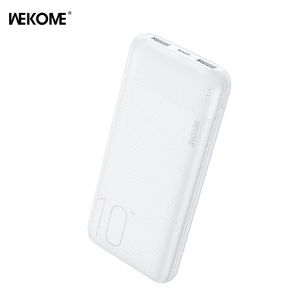 Εικόνα της Power Bank 10000mAh 10W WK WP-01 2 Θέσεων Λευκό