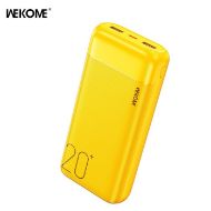 Picture of Power Bank 20000mAh 10W WK WP-02 2 Ports Yellow