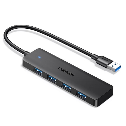 Εικόνα της USB 3.0 Hub 4 Θέσεων UGREEN 25851 Γκρι