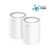 Εικόνα της Mesh Cudy M3000 V2.0 Wi-Fi6 AX3000 White (2-Pack)