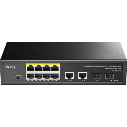 Εικόνα της Switch 10 Θέσεων PoE Cudy GS1010PS2 Gigabit