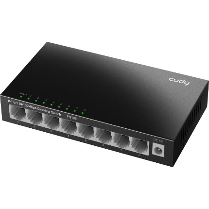 Εικόνα της Switch 8 Θέσεων Cudy FS108 10/100 Mbps Μεταλλικό