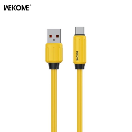 Εικόνα της Καλώδιο Φόρτισης WK WDC-27a USB σε USB-C PD 66W 1m Κίτρινο