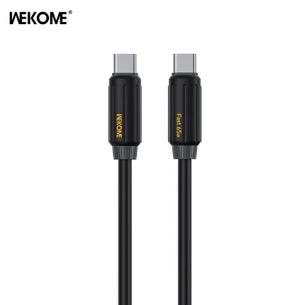 Εικόνα της Καλώδιο Φόρτισης WK WDC-28 USB-C σε USB-C PD 65W 1m Μαύρο