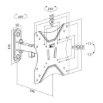 Εικόνα της Βάση Τηλεόρασης Επιτοίχια LogiLink BP0007 23"-42"