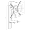 Εικόνα της Βάση Τηλεόρασης Επιτοίχια LogiLink BP0048 32"-55"