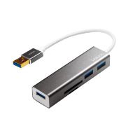 Picture of USB 3.0 Hub 3 Ports LogiLink UA0306, with Card Reader