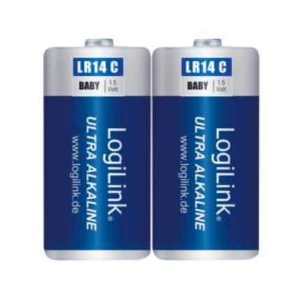 Εικόνα της Μπαταρίες Αλκαλικές C 1.5V LogiLink LR14B2 (2τμχ)