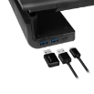 Picture of Monitor Riser LogiLink BP0141, Adjustable With 2 Ports USB & 1 USB-C