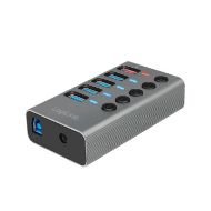 Picture of USB 3.2 Hub 5 Ports LogiLink UA0386, with Power Supply 12V