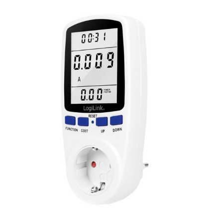 Picture of Socket LogiLink EM0003, with Energy Cost Meter Premium