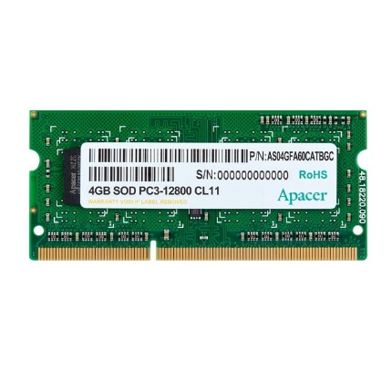 Εικόνα της Μνήμη Laptop Apacer 4GB 1600MHz CL11 DDR3 SODIMM