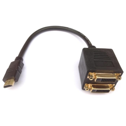 Εικόνα της Splitter HDMI σε 2xDVI Aculine AD-042