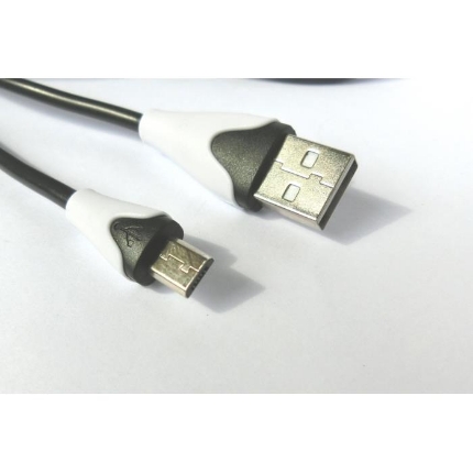 Εικόνα της Καλώδιο USB 2.0 σε Micro USB M/M Aculine USB-009 1m Μαύρο