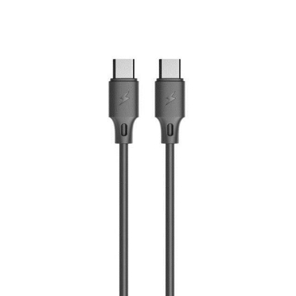 Εικόνα της Καλώδιο Φόρτισης WK WDC-106 USB-C σε USB-C 1m Μαύρο