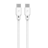 Εικόνα της Καλώδιο Φόρτισης WK WDC-106  USB-C σε USB-C 1m Λευκό