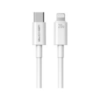 Εικόνα της Καλώδιο Φόρτισης WK WDC-168 USB-C σε Lightning PD 20W 1m Λευκό