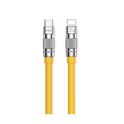 Picture of Charging Cable WDC 187 USB C to Lightning PD 20W 1.2m Yellow