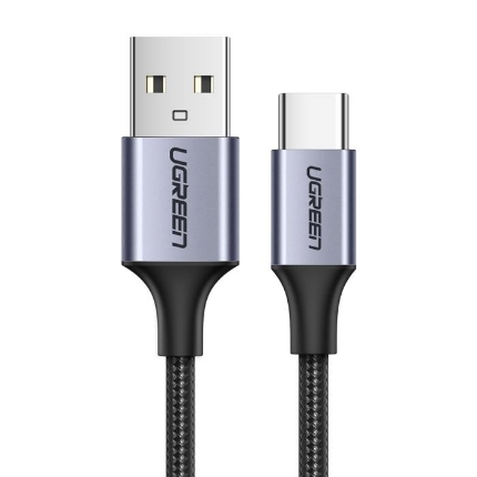 Εικόνα της Καλώδιο Φόρτισης UGREEN US288 60126 USB σε USB-C 2m Μαυρό