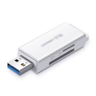 Εικόνα της Card Reader USB UGREEN CM104 40752 SD/TF  Λευκό