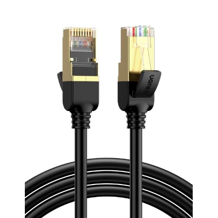 Picture of Ethernet Patch Cable F/FTP CAT7 UGREEN NW107  11274 15m Pure Cooper Black