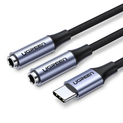 Εικόνα της Αντάπτορας ήχου USB-C σε 2x3.5mm M/F UGREEN AV144 30732