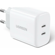 Εικόνα της Φορτιστής Σπιτιού PD 40W UGREEN CD243 10343 2 Θέσεων Λευκό