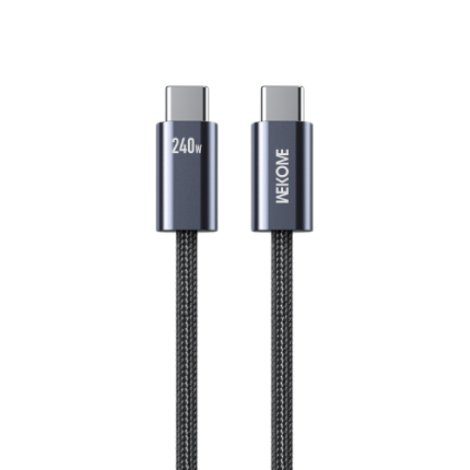 Εικόνα της Καλώδιο Φόρτισης WK WDC-23 USB-C σε USB-C PD 240W 1m Μαύρο