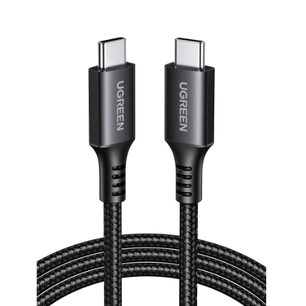 Εικόνα της Καλώδιο Φόρτισης UGREEN US567 15373 USB-C σε USB-C PD 60W 1m Μαύρο Γκρί